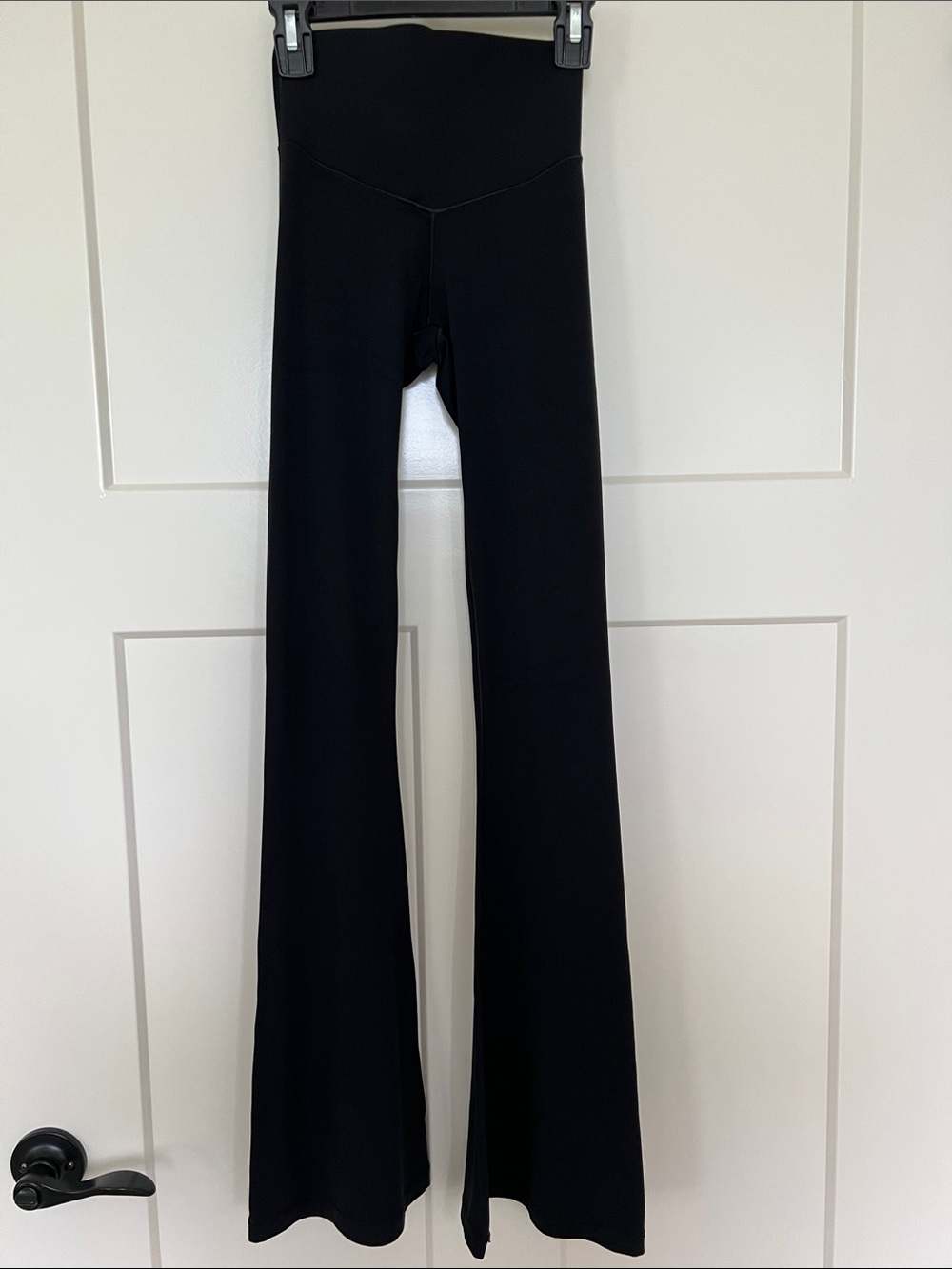 aerie Black High-Waist Flare Leggings